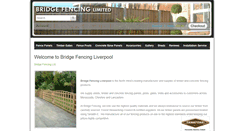 Desktop Screenshot of bridgefencing.co.uk