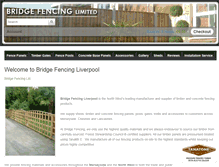 Tablet Screenshot of bridgefencing.co.uk